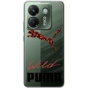 Прозорий чохол BoxFace Poco M7 Pro 5G Wild Cat
