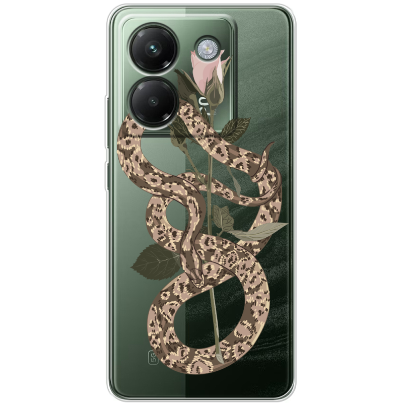 Прозорий чохол BoxFace Poco M7 Pro 5G Glamor Snake