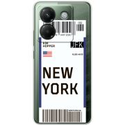 Прозорий чохол BoxFace Poco M7 Pro 5G Ticket New York