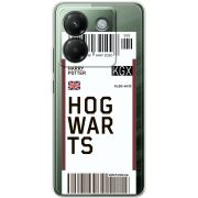 Прозорий чохол BoxFace Poco M7 Pro 5G Ticket Hogwarts