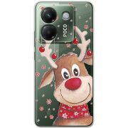 Прозорий чохол BoxFace Poco M7 Pro 5G Winter Deer