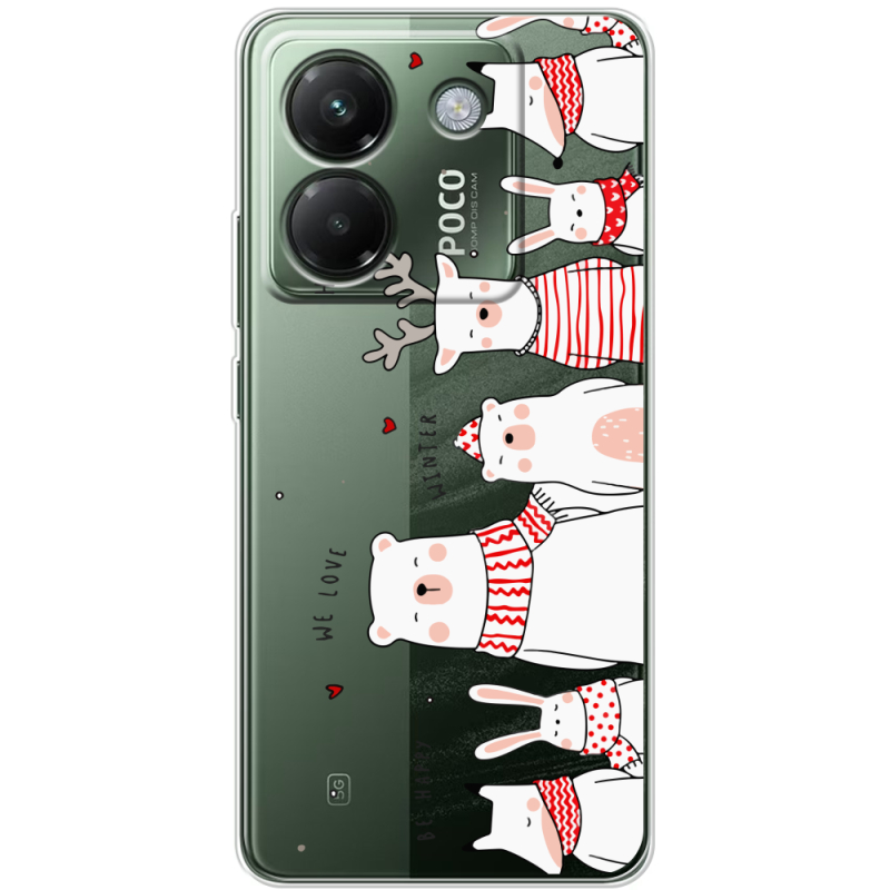 Прозорий чохол BoxFace Poco M7 Pro 5G The Friendly Beasts