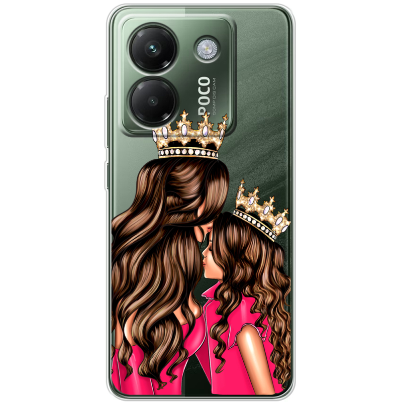 Прозорий чохол BoxFace Poco M7 Pro 5G Queen and Princess
