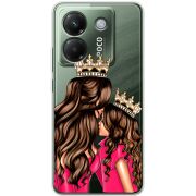 Прозорий чохол BoxFace Poco M7 Pro 5G Queen and Princess