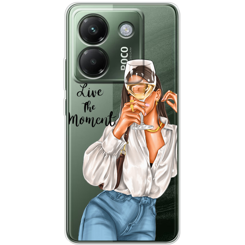 Прозорий чохол BoxFace Poco M7 Pro 5G Live The Moment