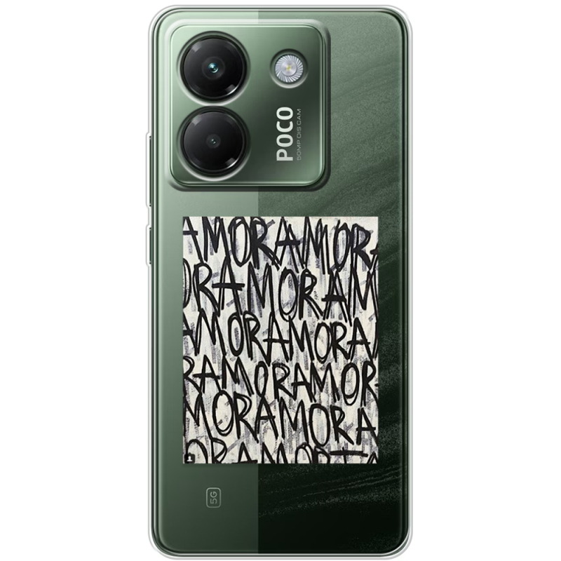 Прозорий чохол BoxFace Poco M7 Pro 5G Amor Amor