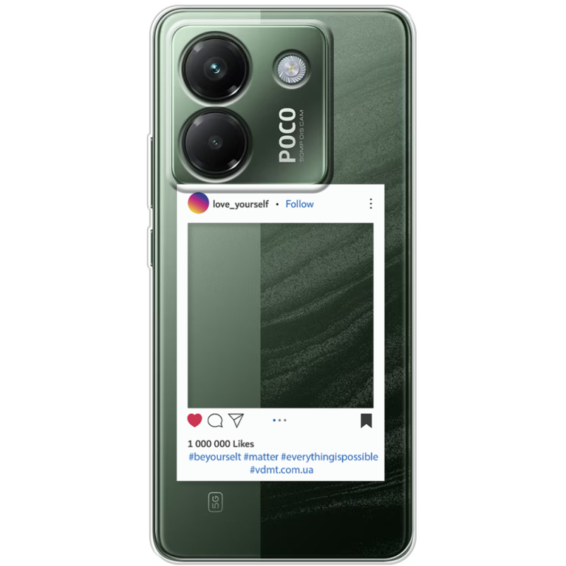 Прозорий чохол BoxFace Poco M7 Pro 5G Insta
