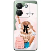 Прозорий чохол BoxFace Poco M7 Pro 5G Travel Girl