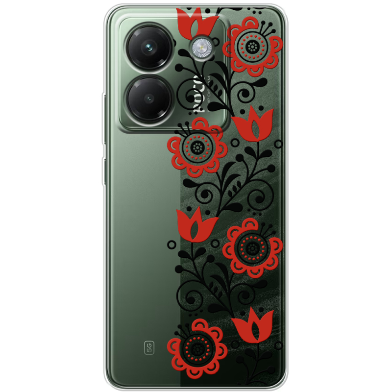 Прозорий чохол BoxFace Poco M7 Pro 5G Ethno Ornament