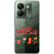 Прозорий чохол BoxFace Poco M7 Pro 5G Merry Christmas