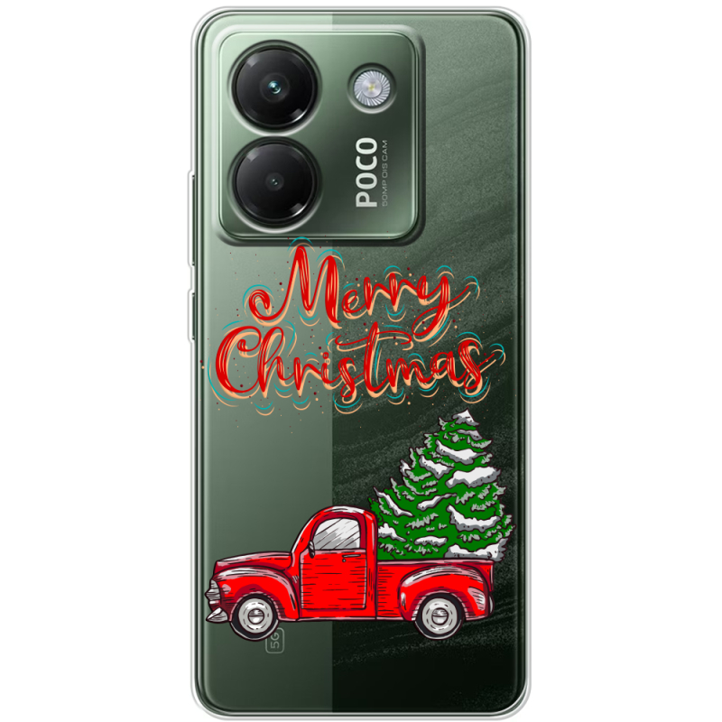 Прозорий чохол BoxFace Poco M7 Pro 5G Holiday Car