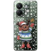 Прозорий чохол BoxFace Poco M7 Pro 5G Christmas Deer with Snow