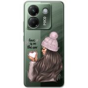 Прозорий чохол BoxFace Poco M7 Pro 5G love is in the air