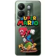 Прозорий чохол BoxFace Poco M7 Pro 5G Super Mario