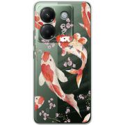 Прозорий чохол BoxFace Poco M7 Pro 5G Japanese Koi Fish