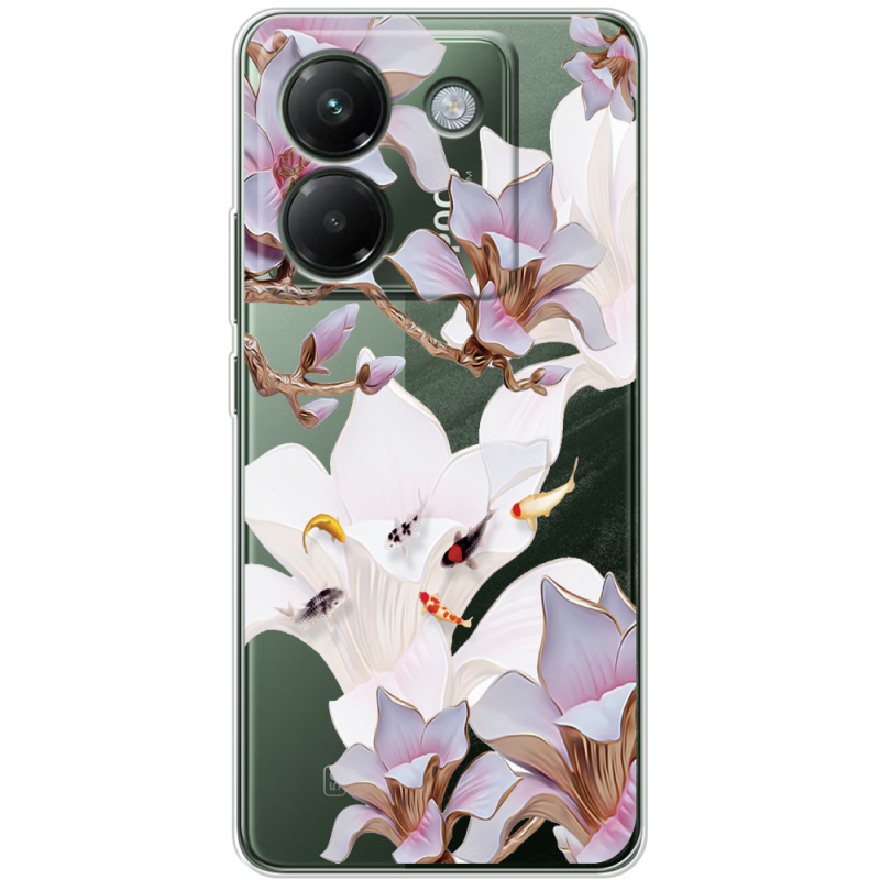 Прозорий чохол BoxFace Poco M7 Pro 5G Chinese Magnolia