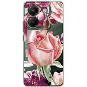 Прозорий чохол BoxFace Poco M7 Pro 5G Rose