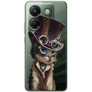 Прозорий чохол BoxFace Poco M7 Pro 5G Steampunk Cat