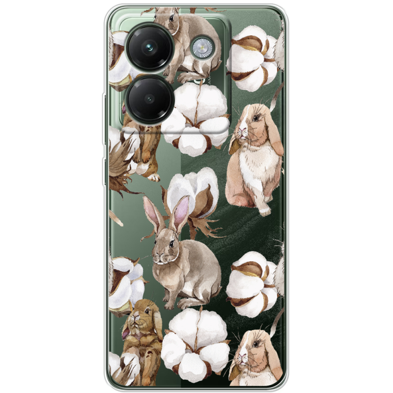 Прозорий чохол BoxFace Poco M7 Pro 5G Cotton and Rabbits