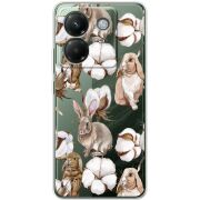 Прозорий чохол BoxFace Poco M7 Pro 5G Cotton and Rabbits