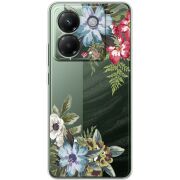 Прозорий чохол BoxFace Poco M7 Pro 5G Floral