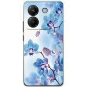 Чохол зі стразами Poco M7 Pro 5G Orchids