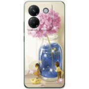 Чохол зі стразами Poco M7 Pro 5G Little Boy and Girl