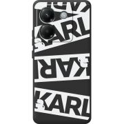 Чорний чохол BoxFace Poco M7 Pro 5G White Karl