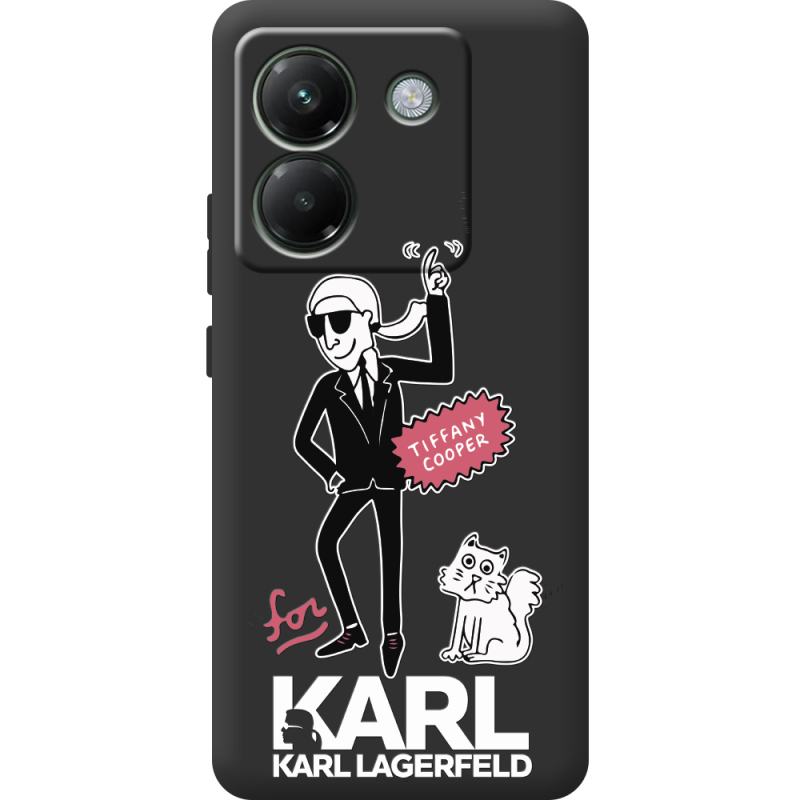 Чорний чохол BoxFace Poco M7 Pro 5G For Karl