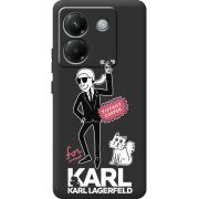 Чорний чохол BoxFace Poco M7 Pro 5G For Karl