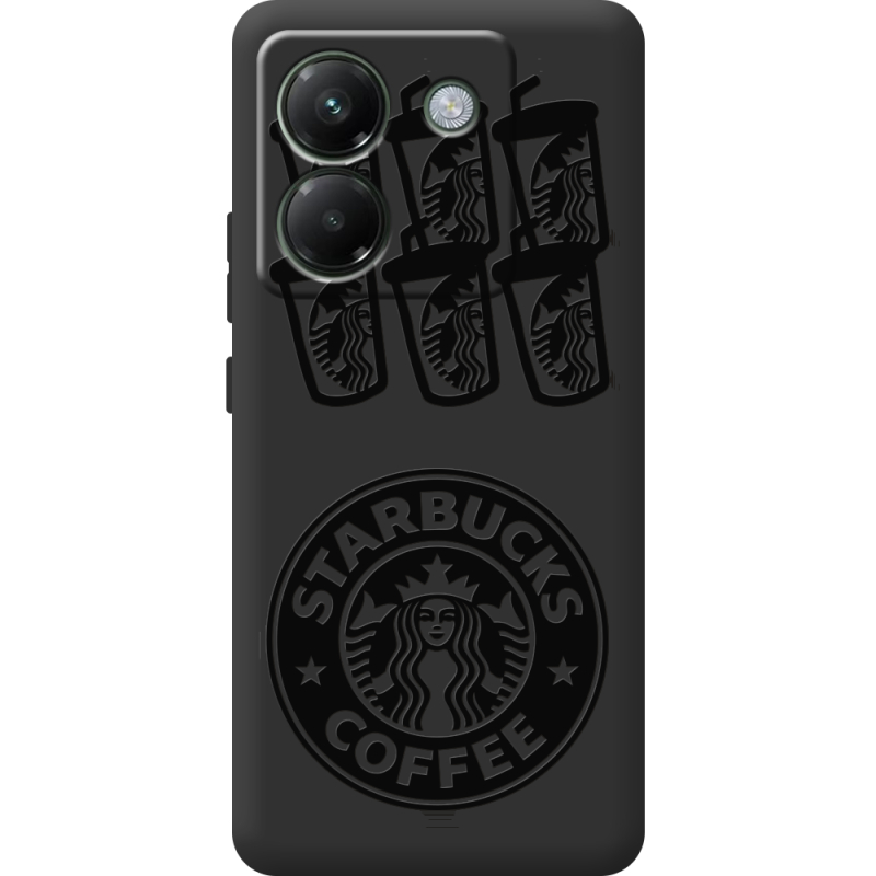 Чорний чохол BoxFace Poco M7 Pro 5G Black Coffee
