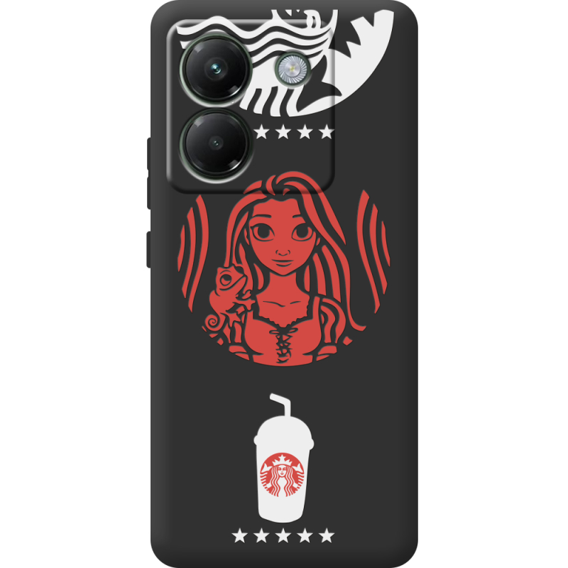 Чорний чохол BoxFace Poco M7 Pro 5G RedWhite Coffee