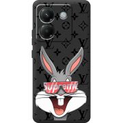 Чорний чохол BoxFace Poco M7 Pro 5G looney bunny