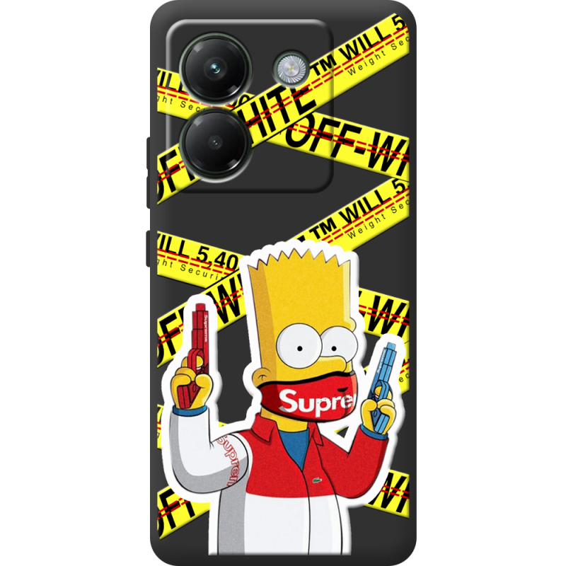 Чорний чохол BoxFace Poco M7 Pro 5G White Bart