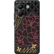 Чорний чохол BoxFace Poco M7 Pro 5G FranceFlowers