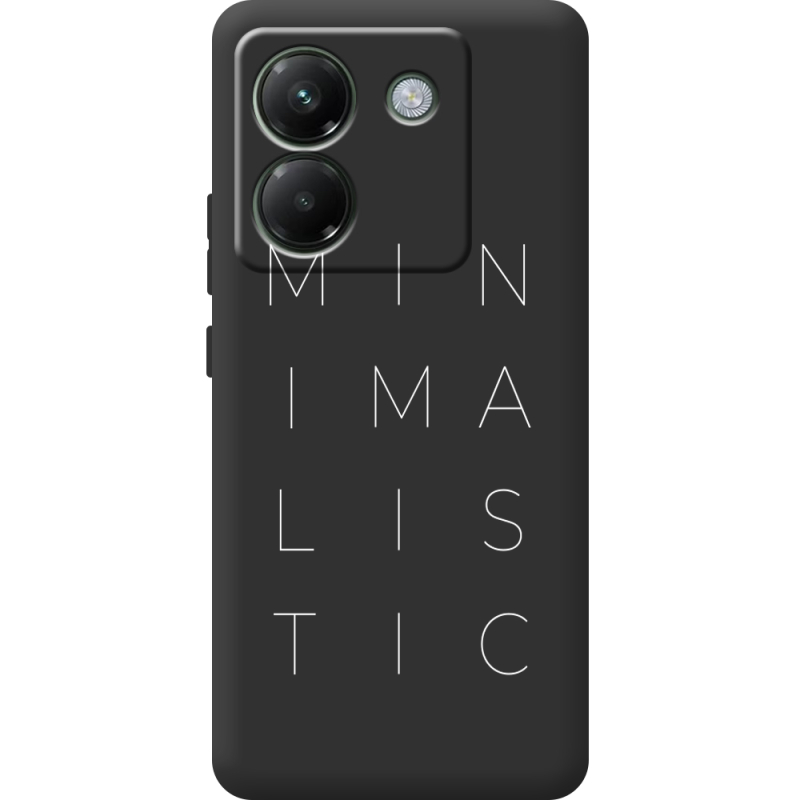 Чорний чохол BoxFace Poco M7 Pro 5G Minimalistic