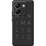 Чорний чохол BoxFace Poco M7 Pro 5G Minimalistic