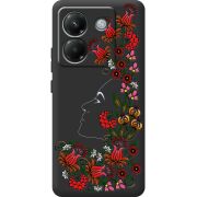 Чорний чохол BoxFace Poco M7 Pro 5G 3D Ukrainian Muse