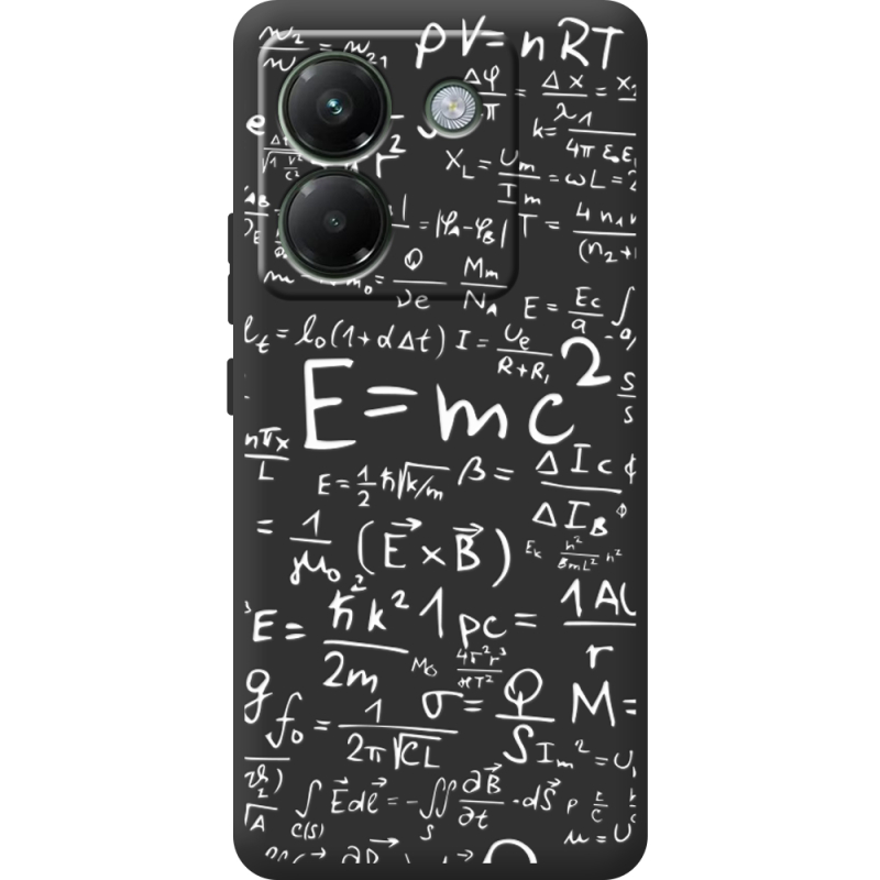 Чорний чохол BoxFace Poco M7 Pro 5G E=mc2