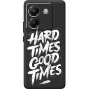 Чорний чохол BoxFace Poco M7 Pro 5G Hard Times Good Times