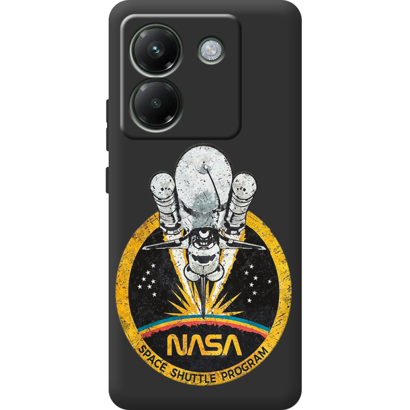 Чорний чохол BoxFace Poco M7 Pro 5G NASA Spaceship