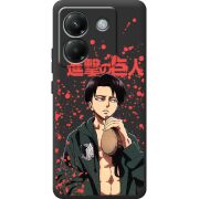 Чорний чохол BoxFace Poco M7 Pro 5G Атака Титанов Леви