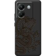 Чорний чохол BoxFace Poco M7 Pro 5G Chinese Dragon
