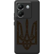 Чорний чохол BoxFace Poco M7 Pro 5G Ukrainian Trident