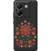 Чорний чохол BoxFace Poco M7 Pro 5G Ukrainian Ornament