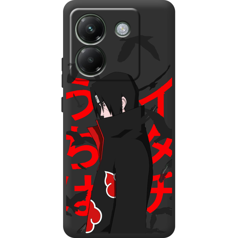 Чорний чохол BoxFace Poco M7 Pro 5G Учиха Итачи