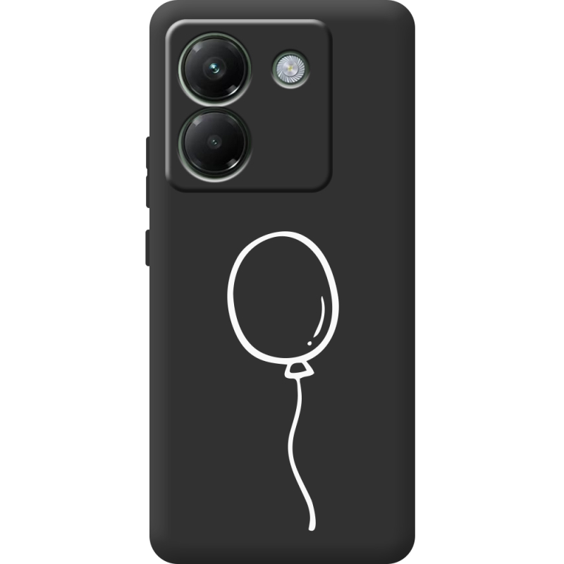 Чорний чохол BoxFace Poco M7 Pro 5G Balloon