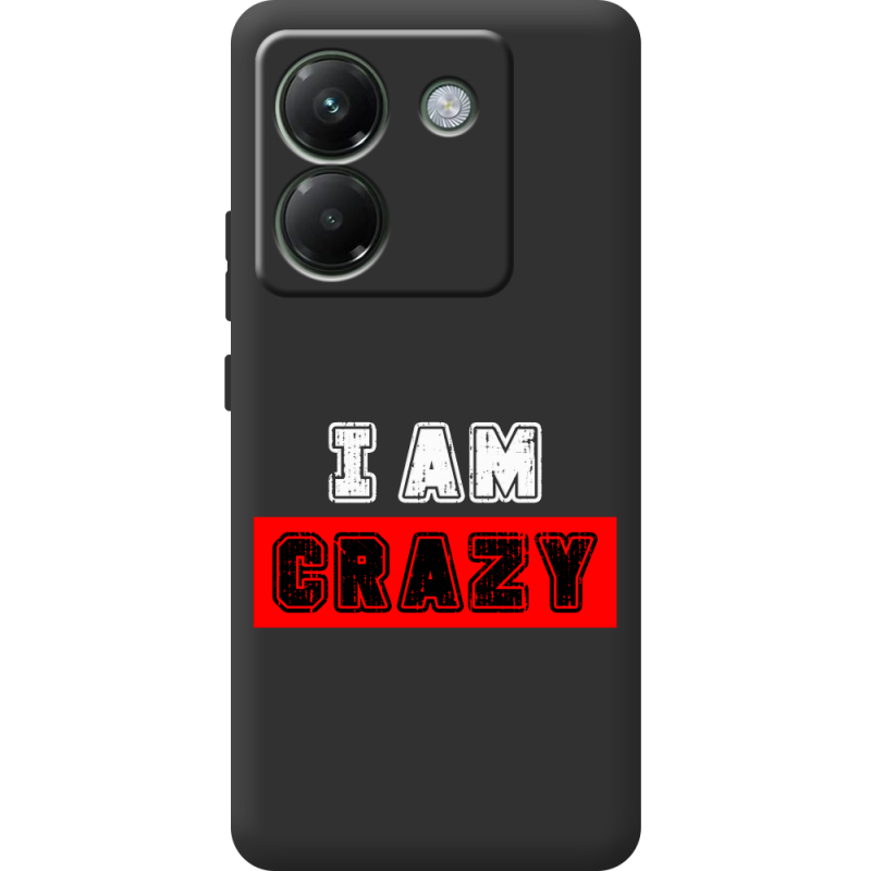 Чорний чохол BoxFace Poco M7 Pro 5G I'm Crazy