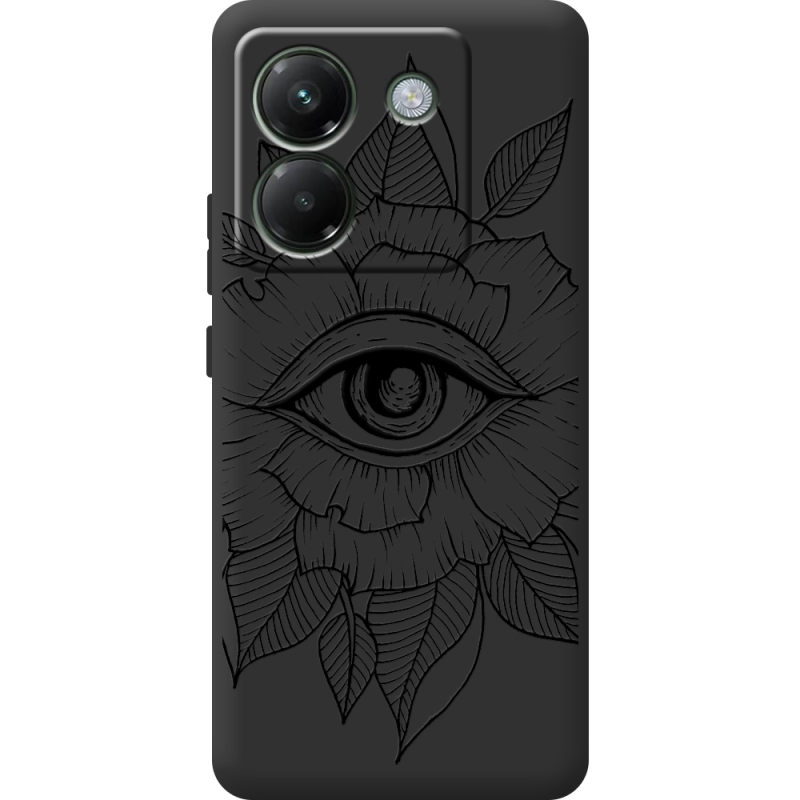 Чорний чохол BoxFace Poco M7 Pro 5G Eye