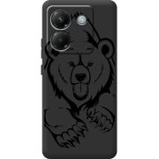 Чорний чохол BoxFace Poco M7 Pro 5G Grizzly Bear